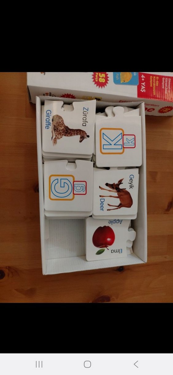 Alfabe Eşleştirme Kartları - Görsel 5