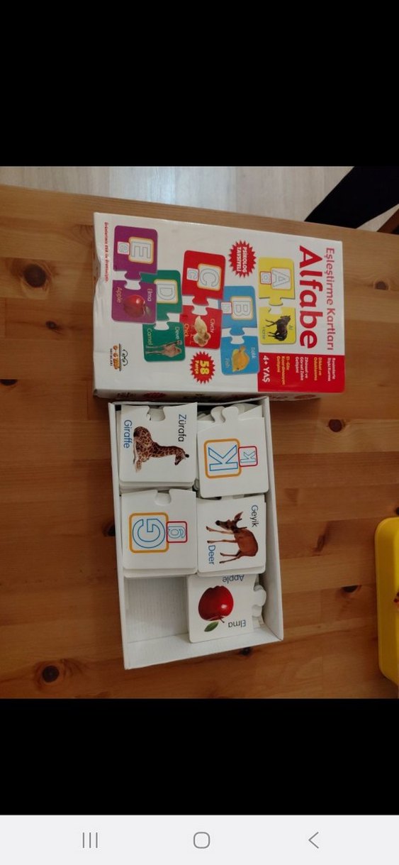 Alfabe Eşleştirme Kartları - Görsel 3