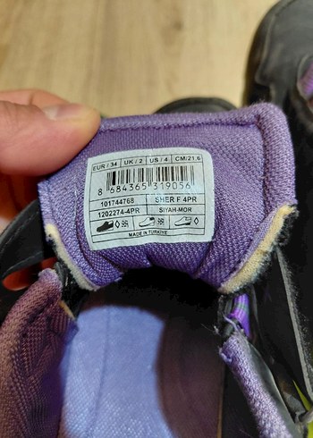 Kız çocuk spor ayakkabı 34 numara - Görsel 4