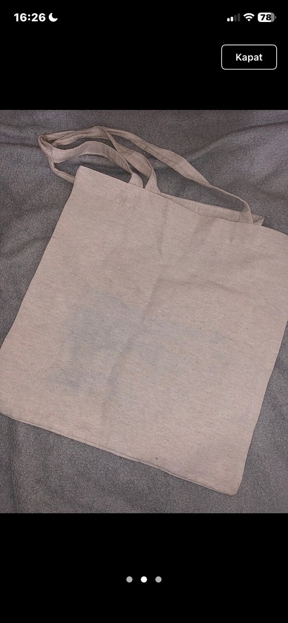 Baskılı Bez Kadın Çanta - Görsel 2