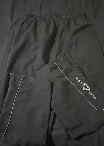 Unisex Siyah Rahat Outdoor Eşofman Altı - Görsel 2