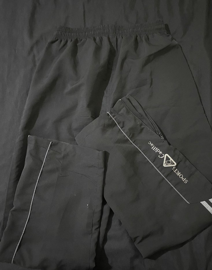 Unisex Siyah Rahat Outdoor Eşofman Altı - Görsel 2