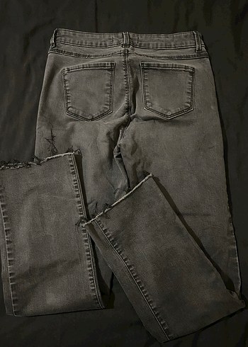 Siyah Regular Fit Kadın Denim Pantolon - Görsel 2