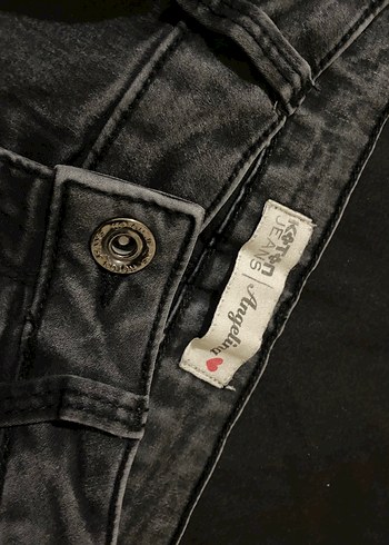 Siyah Regular Fit Kadın Denim Pantolon - Görsel 3