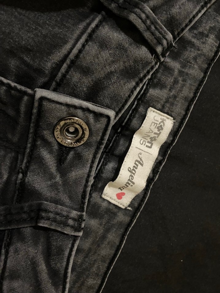 Siyah Regular Fit Kadın Denim Pantolon - Görsel 3