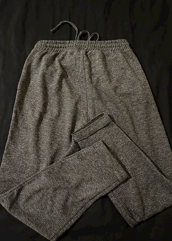 Gri Belden Bağlamalı Kadın Eşofman Altı - Görsel 2