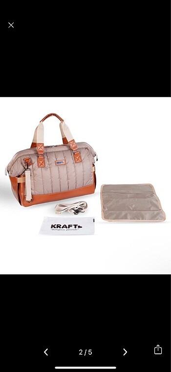 Kraft Kraft bebek bakım çantası