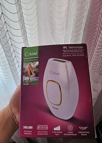 Okiwi IPL Lazer Epilasyon Cihazı 500.000 Atış