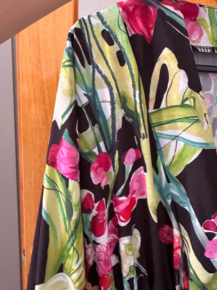 Çiçek Desenli Bohem Uzun Elbise - Görsel 3