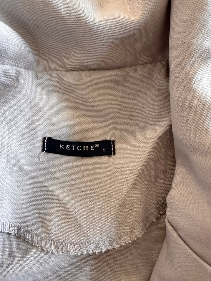 Gri Düğmeli Midi Hamile gömlek - Görsel 3