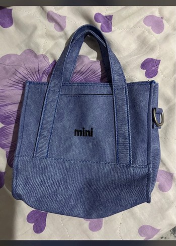Mavi Denim Mini Fermuarlı Kadın Çanta