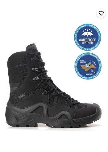 YDS ASTOR Siyah Askeri Bot - Görsel 2