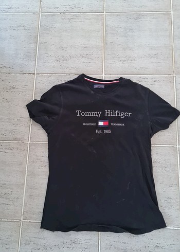 Tommy Hilfiger Siyah Erkek Tişört