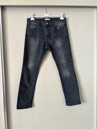 Slim fit Siyah kot pantolon