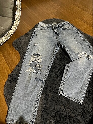 Yüksek bel mom jeans