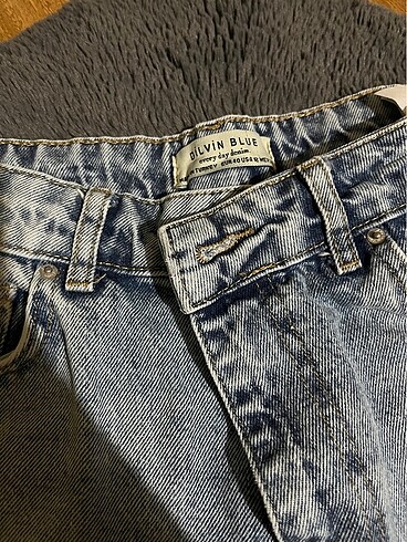 m Beden mavi Renk Yüksek bel mom jeans