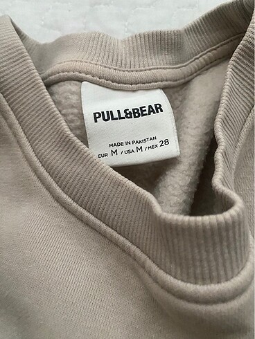 m Beden pull&bear yeni sweat
