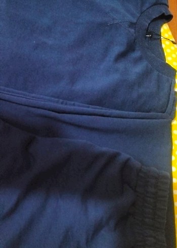 Lacivert Kadın Rahat Kesim Eşofman Takımı - Görsel 7