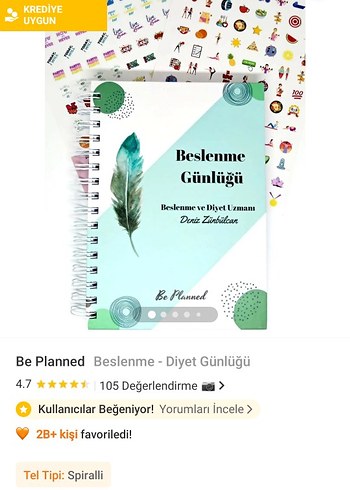 Beslenme Günlüğü Planlayıcı - Görsel 2