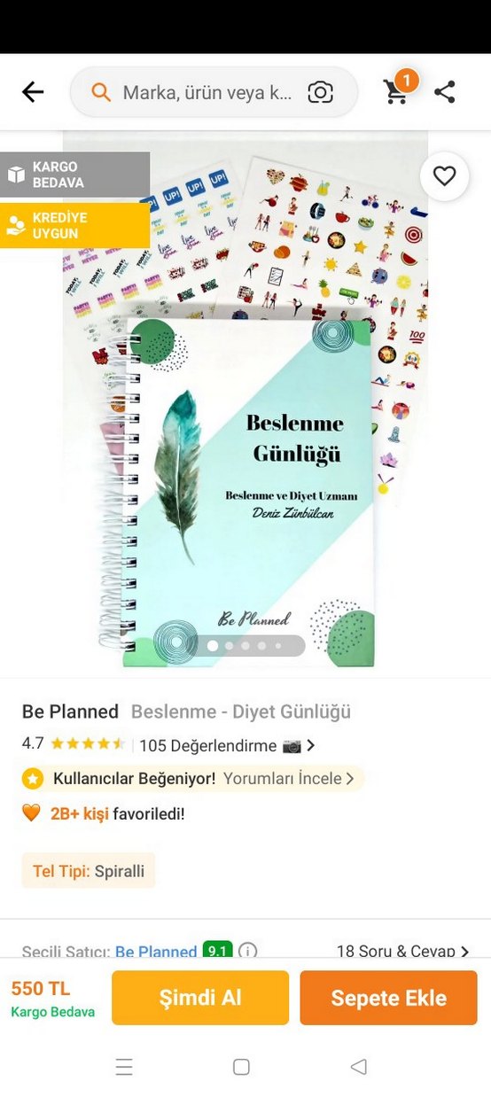 Beslenme Günlüğü Planlayıcı - Görsel 2