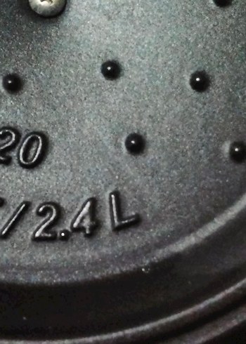 Lava Döküm Yuvarlak Tencere 20 cm Mat Siyah - Görsel 6