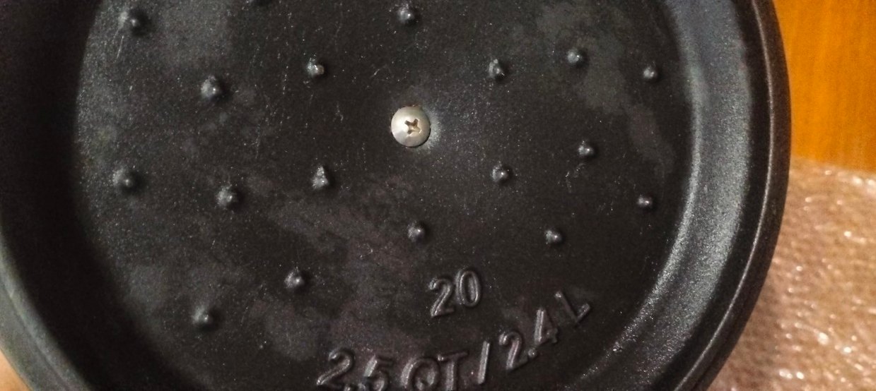 Lava Döküm Yuvarlak Tencere 20 cm Mat Siyah - Görsel 5