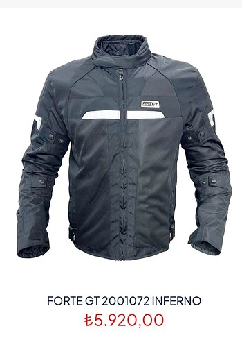 Siyah Gri Biker Erkek Mont - Görsel 8