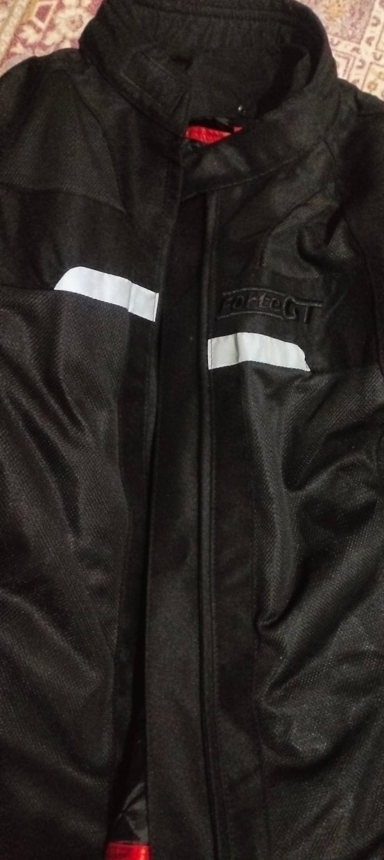 Siyah Gri Biker Erkek Mont - Görsel 3