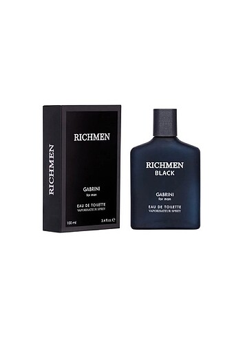 Rıchmen Black Edt 100 Ml Vaporısateur Sprey Erkek Parfümü