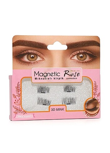 Rose Manyetik Mıknatıslı Kirpik