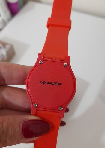 Renkli Baskılı Dijital Çocuk Saati şimşek mcqueen - Görsel 3