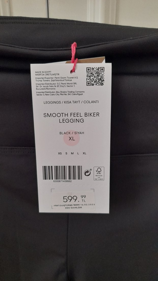 Penti Siyah Kadın Biker Spor Taytı - Görsel 4