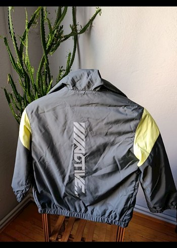 Defacto Erkek Çocuk Gri Fermuarlı Yağmurluk - Görsel 3