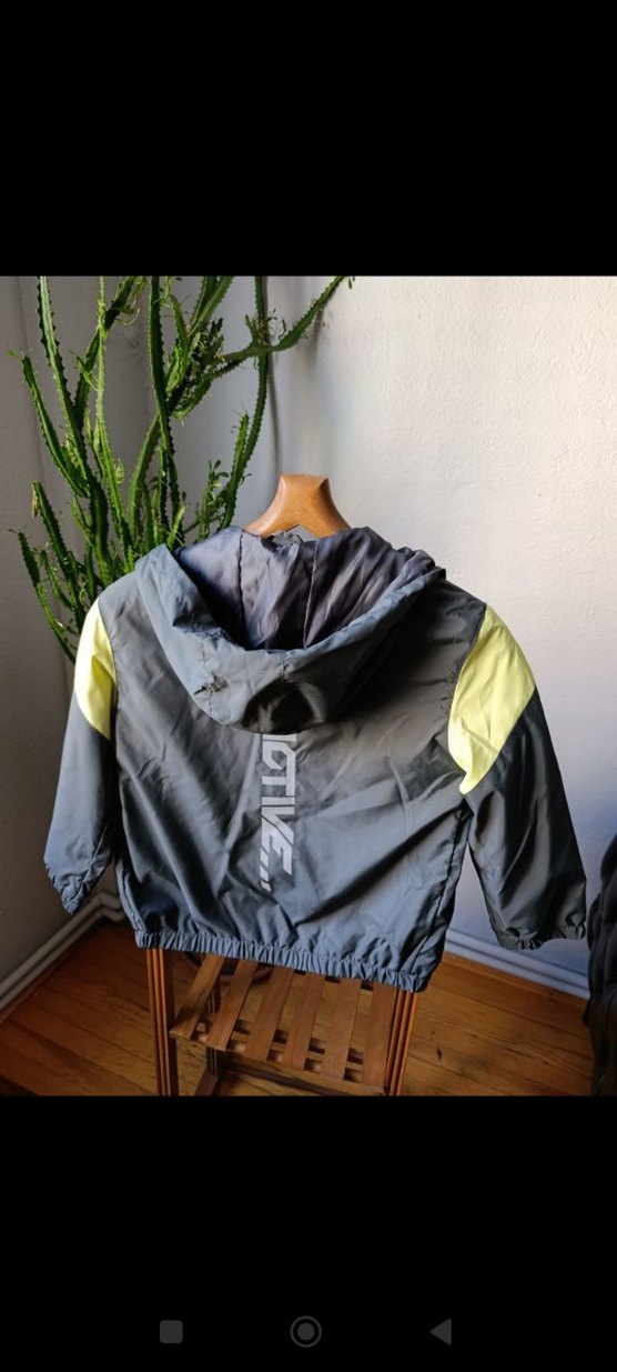 Defacto Erkek Çocuk Gri Fermuarlı Yağmurluk - Görsel 2