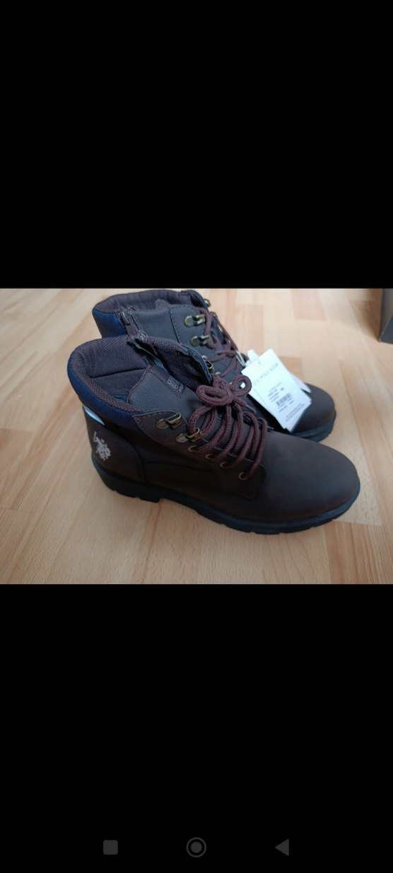 U. S. Polo Kahverengi Erkek Street Style Bot - Görsel 3