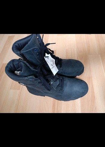 Lumberjack Siyah Süet Bağcıklı Deri Erkek Bot - Görsel 4