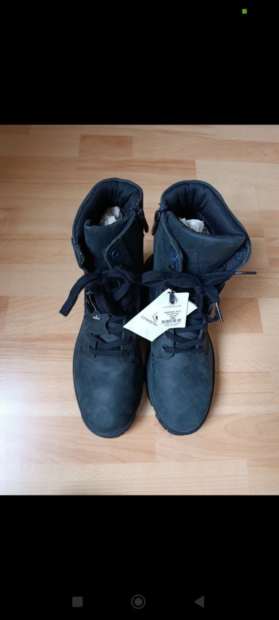 Lumberjack Siyah Süet Bağcıklı Deri Erkek Bot - Görsel 2