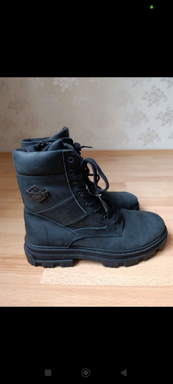 Lumberjack Siyah Süet Bağcıklı Deri Erkek Bot - Görsel 5