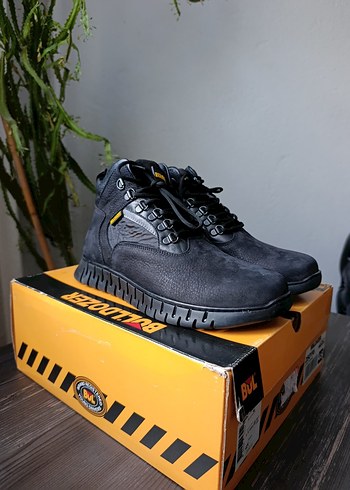 Buldozer Siyah Erkek Street Wear Deri Bot - Görsel 4
