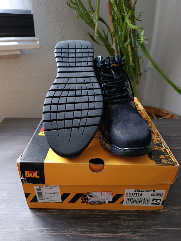 Buldozer Siyah Erkek Street Wear Deri Bot - Görsel 5