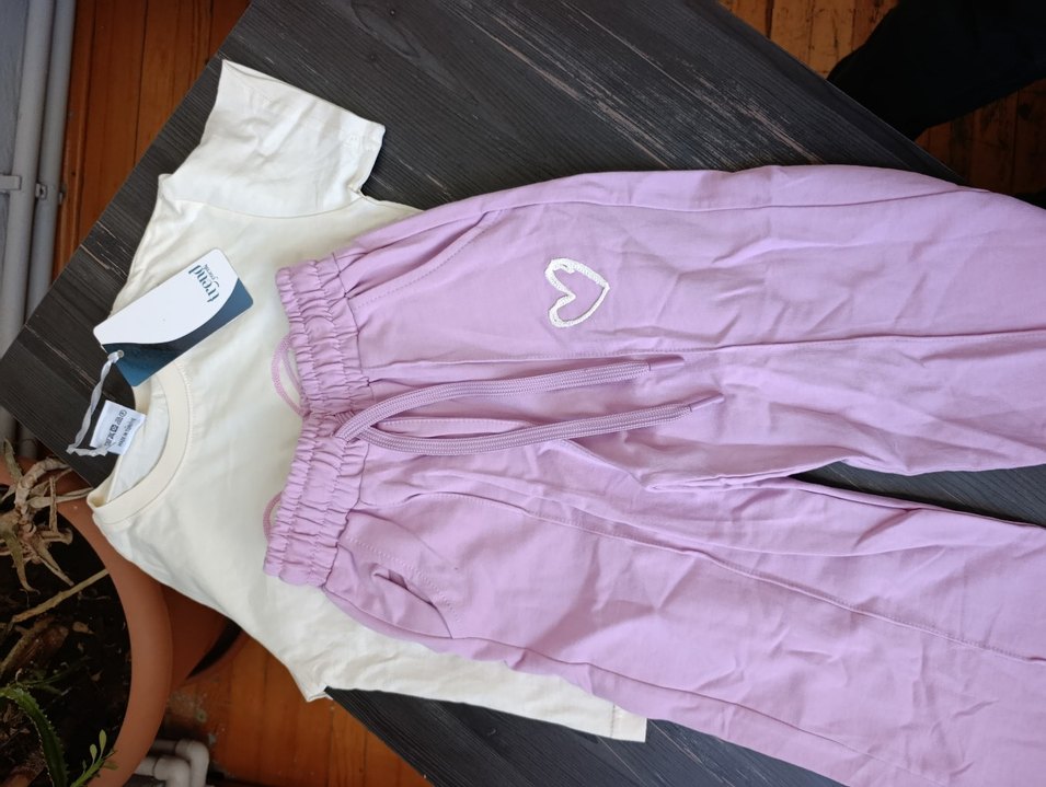 Trend Çocuk Kız Çocuk Beyaz Takımı - Görsel 3