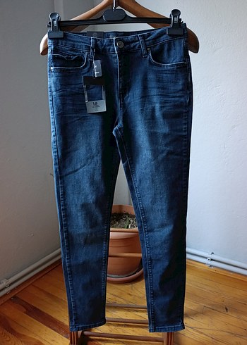 Loft Nicola Koyu Mavi Dar Kesim Denim Jean 25