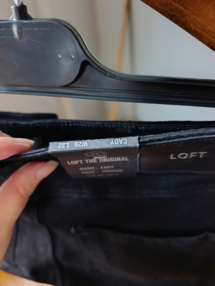 Loft Cady Siyah Dar Kesim Jean Pantolon — görsel 2/4