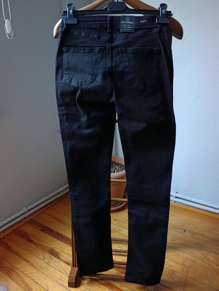 Loft Cady Siyah Dar Kesim Jean Pantolon — görsel 3/4