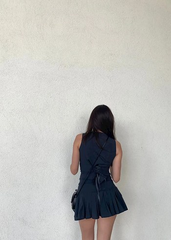 Lacivert Etekli Takım Blaire Set - Görsel 2