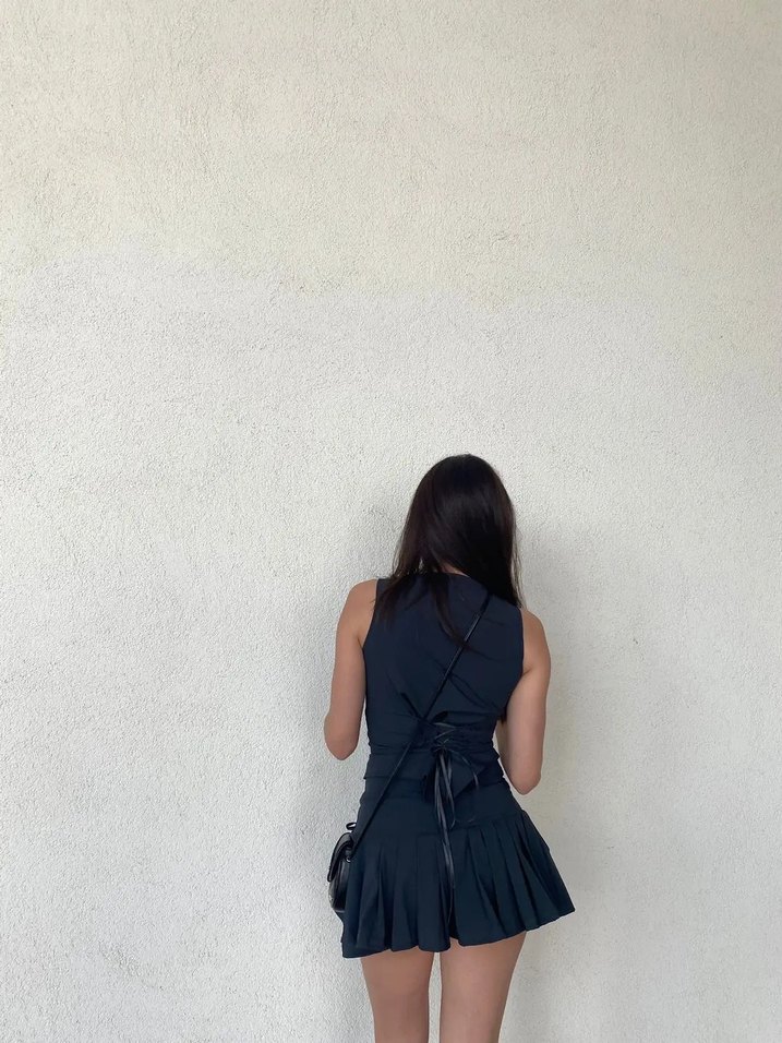 Lacivert Etekli Takım Blaire Set - Görsel 2