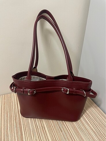 bordo kol çantası ambar