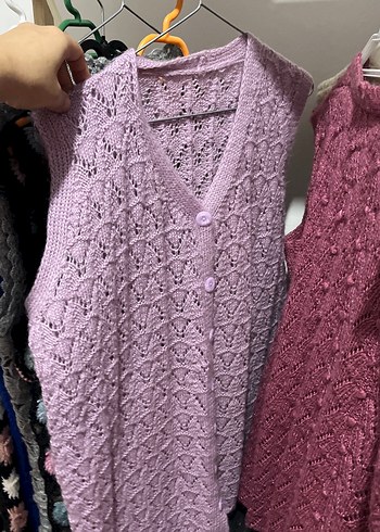 Bohem Tarz Çok Renkli Kadın Örgü Süveter - Görsel 8