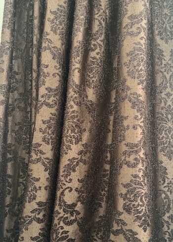 Linens Koyu Kahverengi Modern Klasik Perde