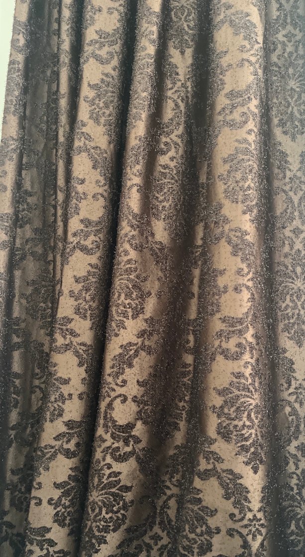 Koyu Kahverengi Modern Klasik Perde - Görsel 2